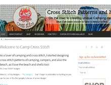Tablet Screenshot of campcrossstitch.com